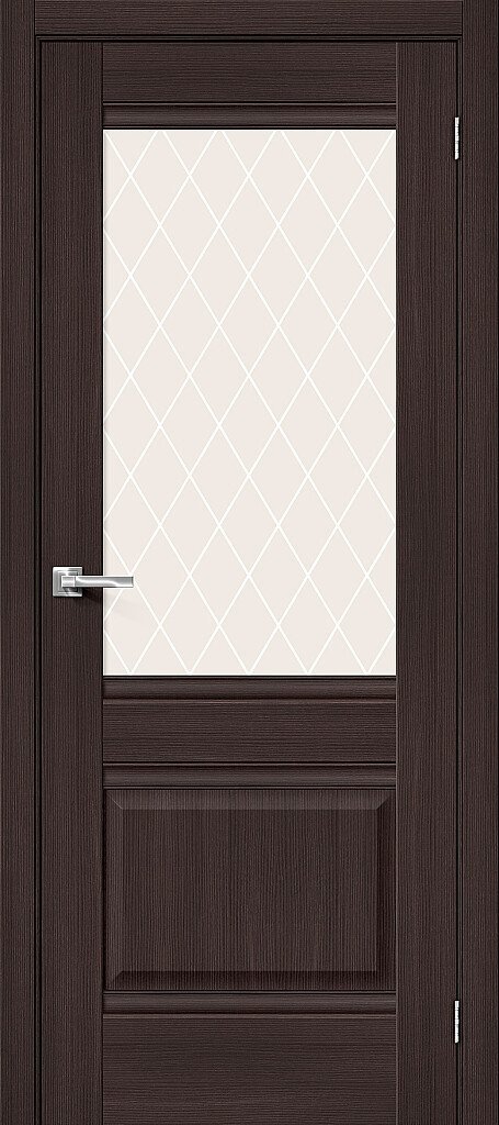 Браво Межкомнатная дверь Prima 3 White crystal ДО, арт. 12765 - фото №6