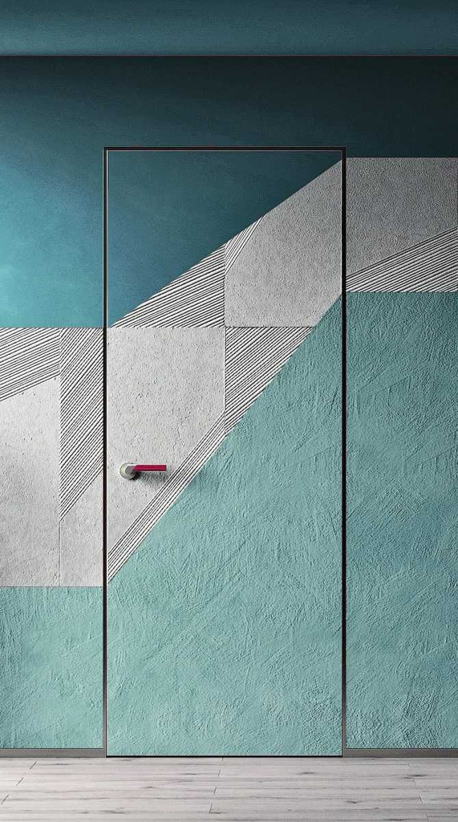 Русдверь Межкомнатная дверь invisible 38 мм под покраску с грунтом, арт. 27187 - фото №1