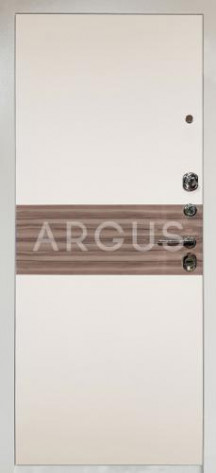 Аргус Входная дверь Люкс 3К 12мм ALUM-11 белый, арт. 0003229