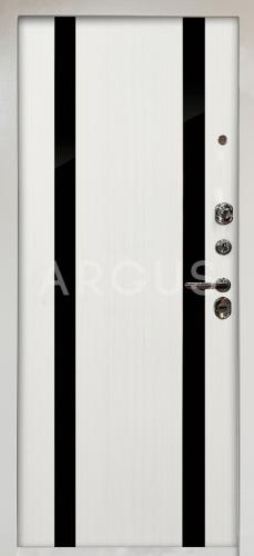 Аргус Входная дверь Люкс 3К 12мм Дуэт белый, арт. 0003195 - фото №1