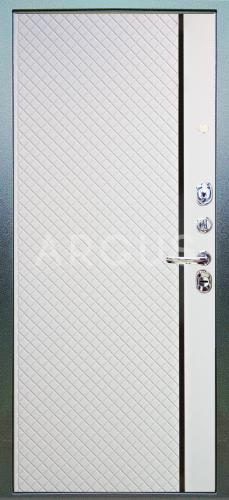 Аргус Входная дверь Люкс 3К 12мм Рина белый, арт. 0003225 - фото №1